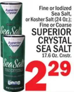 C Town SUPERIOR CRYSTAL SEA SALT offer