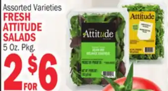 C Town FRESH ATTITUDE SALADS offer