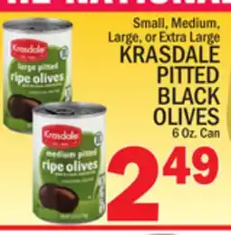 C Town KRADSALE PITTED BLACK OLIVES offer