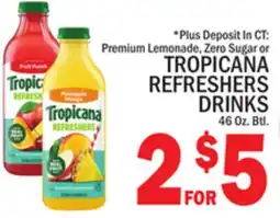 C Town TROPICANA REFRESHERS DRINKS offer