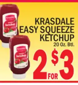 C Town KRASDALE EASY SQUEEZE KETCHUP offer