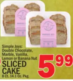 C Town SIMPLE JOYS SLICED CAKE offer
