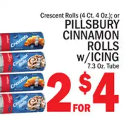 C Town PILLSBURY CINNAMON ROLLS w/ICING offer