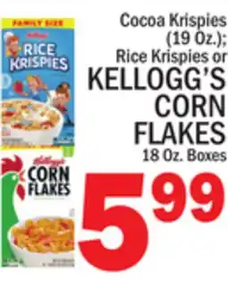 C Town KELLOGG'S CORN FLAKES offer