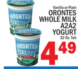 C Town ORONTES WHOLE MILK A2A2 YOGURT offer
