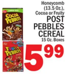 C Town POST PEBBLES CEREAL offer