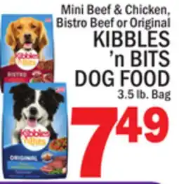 C Town KIBBLES 'n BITS DOG FOOD offer