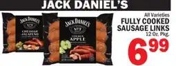 C Town JACK DANIEL'S FULLY COOKED SAUSAGE LINKS offer