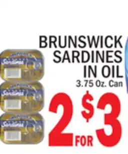 C Town BRUNSWICK SARDINES IN OIL offer