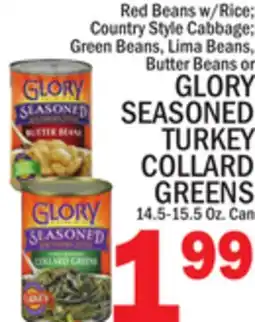 C Town GLORY SEASONED TURKEY COLLARD GREENS offer