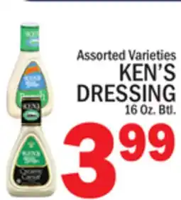 C Town KEN'S DRESSING offer
