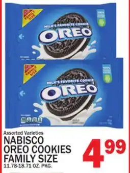 C Town NABISCO OREO COOKIES FAMILY SIZE offer