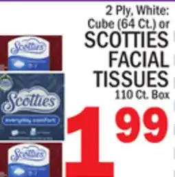 C Town SCOTTIES FACIAL TISSUES offer