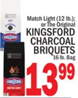 C Town KINGSFORD CHARCOAL BRIQUETS, 16 lb. Bag offer