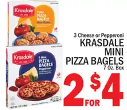 C Town KRASDALE MINI PIZZA BAGELS offer