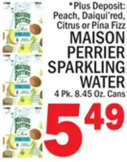 C Town MAISON PERRIER SPARKLING WATER offer