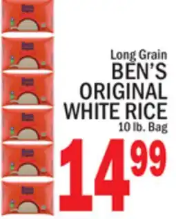 C Town BEN'S ORIGINAL WHITE RICE offer