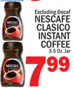 C Town NESCAFÉ CLASICO INSTANT COFFEE offer