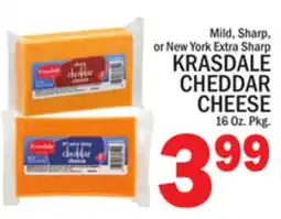 C Town KRASDALE CHEDDAR CHEESE offer