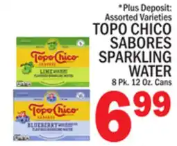 C Town TOPO CHICO SABORES SPARKLING WATER offer