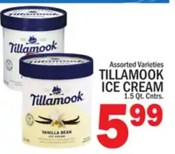 C Town TILLAMOOK ICE CREAM offer