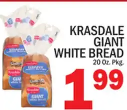 C Town KRASDALE GIANT WHITE BREAD offer