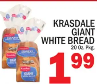 C Town KRASDALE GIANT WHITE BREAD offer