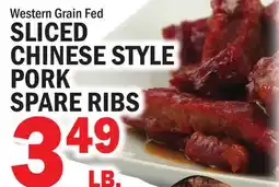 C Town Western Grain Fed Sliced Chinese Style Pork Spare Ribs offer