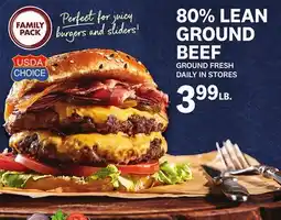 Kings Food Markets 80% LEAN GROUND BEEF offer