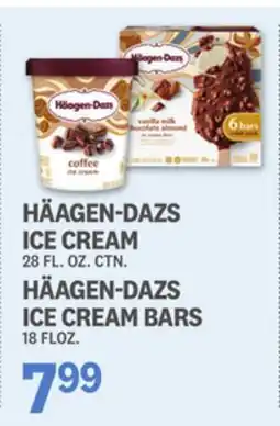Kings Food Markets HÄAGEN-DAZS ICE CREAM, 28 FL. OZ. CTN., ICE CREAM BARS, 18 FLOZ offer