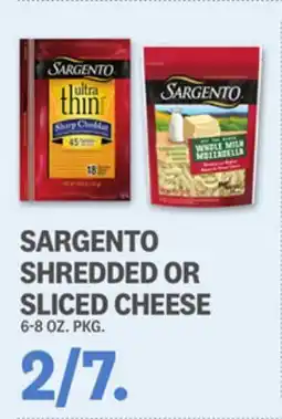 Kings Food Markets SARGENTO SHREDDED OR SLICED CHEESE offer