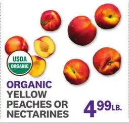 Kings Food Markets ORGANIC YELLOW PEACHES OR NECTARINES offer