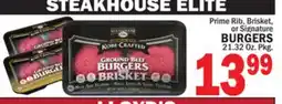 Bravo Supermarkets BURGERS offer
