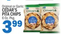 Bravo Supermarkets CEDAR'S PITA CHIPS offer
