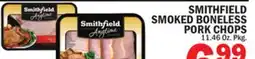 Bravo Supermarkets SMITHFIELD SMOKED BONELESS PORK CHOPS offer