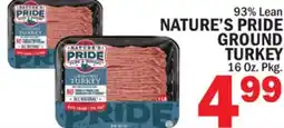 Bravo Supermarkets NATURE'S PRIDE GROUND TURKEY offer