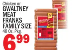 Bravo Supermarkets GWALTNEY MEAT FRANKS FAMILY SIZE offer