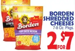 Bravo Supermarkets BORDEN SHREDDED CHEESES offer