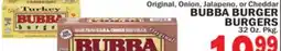 Bravo Supermarkets BUBBA BURGER BURGERS offer