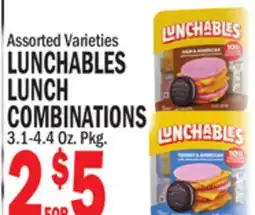Bravo Supermarkets LUNCHABLES LUNCH COMBINATIONS offer