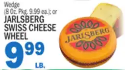 Bravo Supermarkets JARLSBERG SWISS CHEESE WHEEL offer