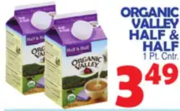 Bravo Supermarkets ORGANIC VALLEY HALF & HALF offer