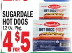 Bravo Supermarkets SUGARDALE HOT DOGS offer