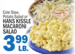 Bravo Supermarkets HANS KISSLE MACARONI SALAD offer