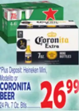 Bravo Supermarkets CORONITA BEER offer