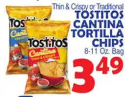 Bravo Supermarkets TOSTITOS CANTINA TORTILLA CHIPS offer