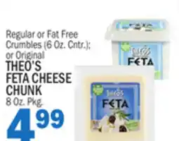 Bravo Supermarkets THEO'S FETA CHEESE CHUNK offer