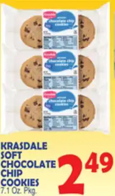 Bravo Supermarkets KRASDALE SOFT CHOCOLATE CHIP COOKIES offer
