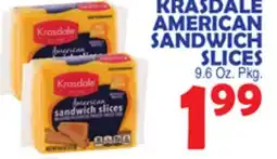 Bravo Supermarkets KRASDALE AMERICAN SANDWICH SLICES offer