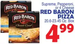 Bravo Supermarkets RED BARON PIZZA offer